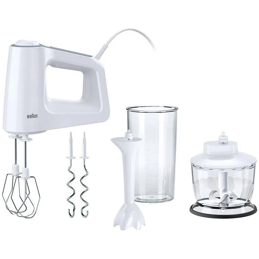 Braun Elvisp 500w + Tillbehör Krita HM3135WH
