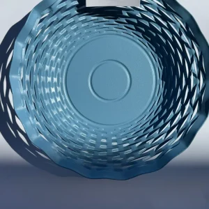 Brödkorg, azure, rund 24 cm