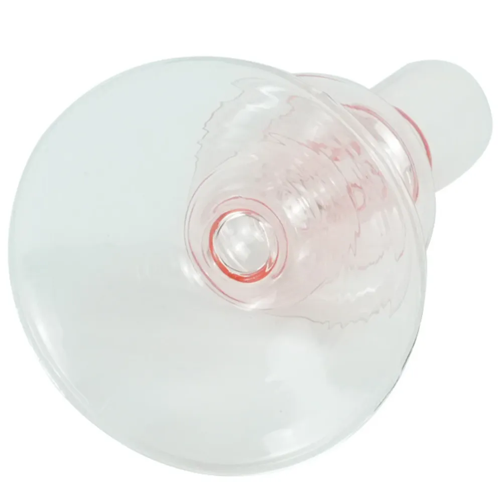 Chicka ljusstake glas fuchsia 21 cm