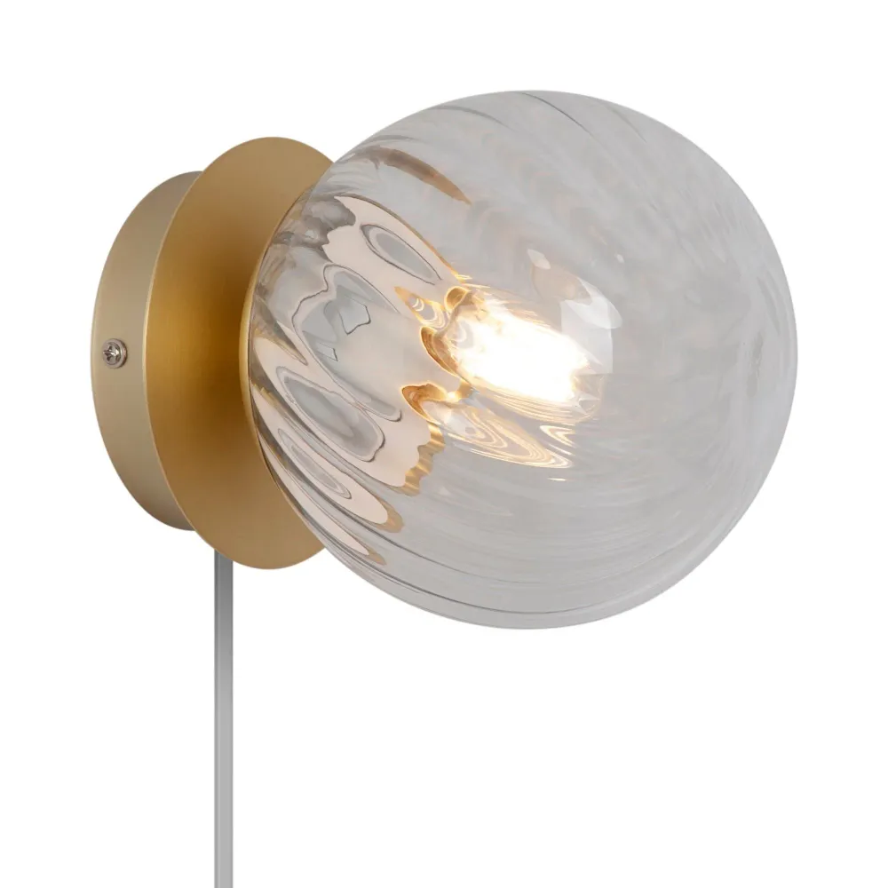 Chisell Golden metal Vägglampa