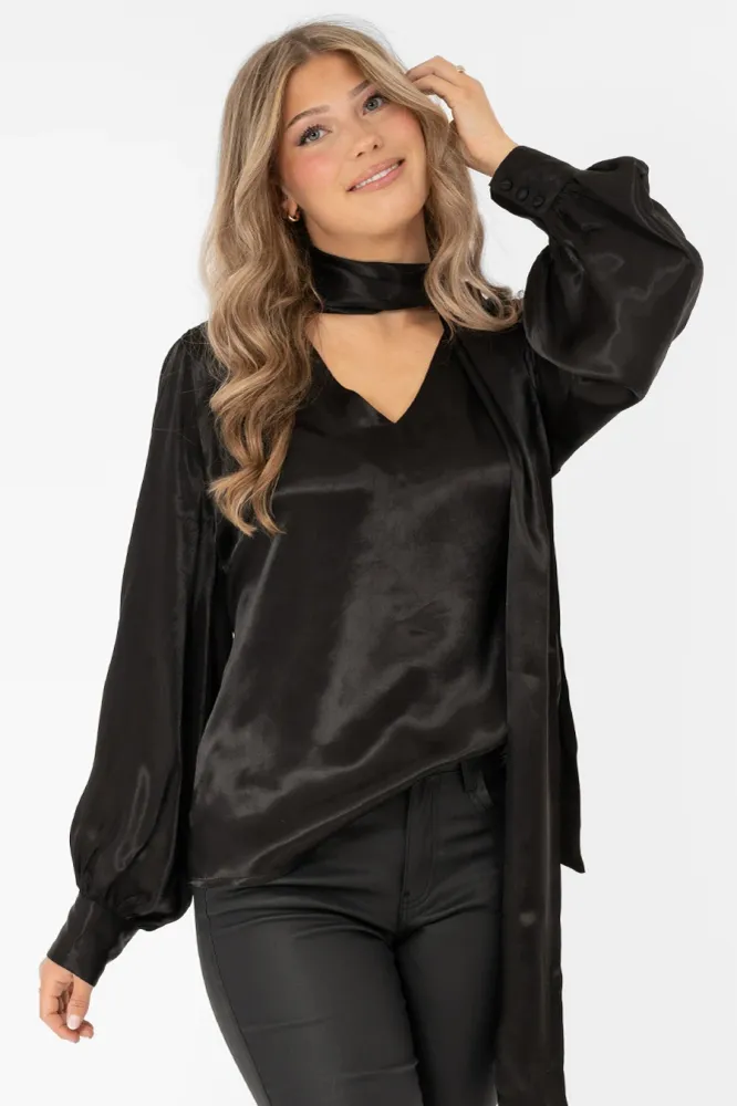 Dolce Blouse Black Quick-Release Xs