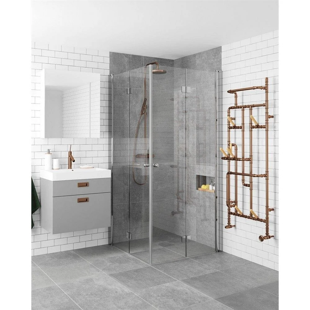 Duschbyggarna Duschhörna Palladium De Luxe Plus 800x800x2000