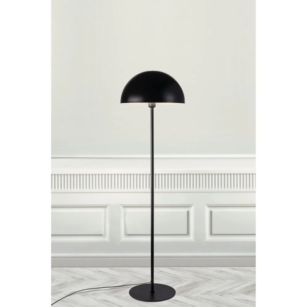 Ellen 40 Golvlampa Träkol