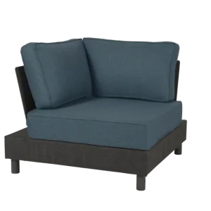 Ergonomisk design Brafab Battleford hörn Grå/blå