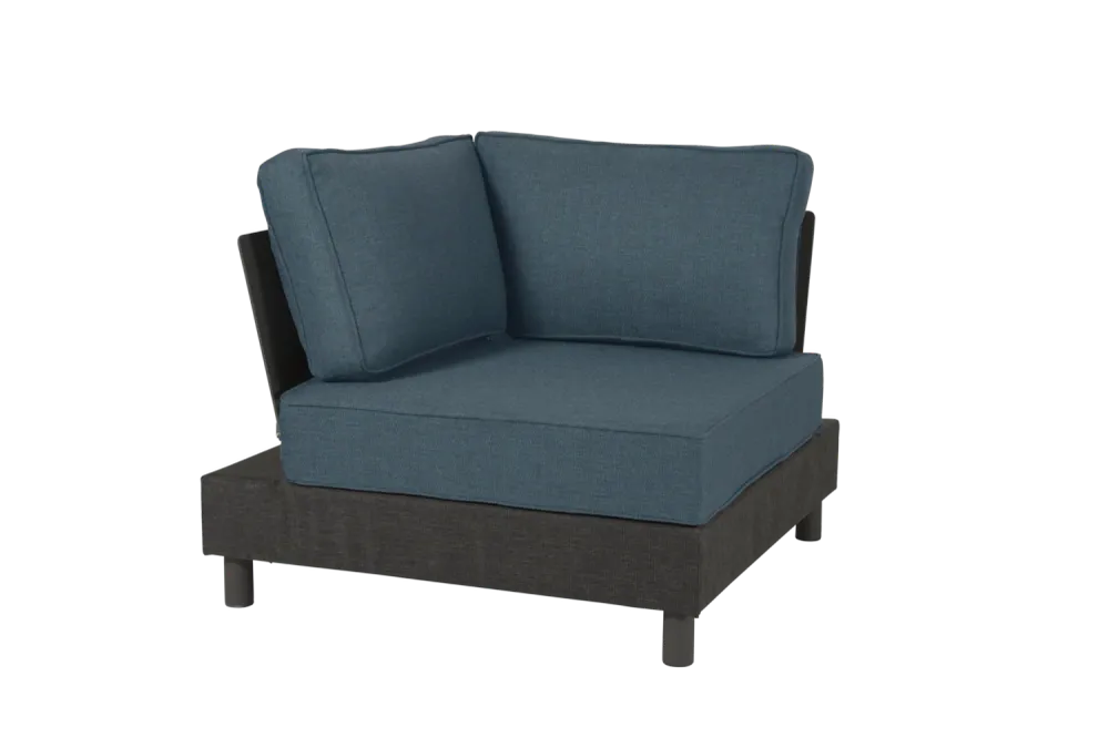 Ergonomisk design Brafab Battleford hörn Grå/blå