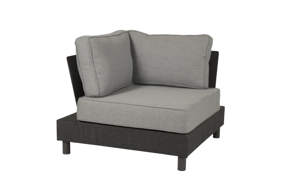 Ergonomisk design Brafab Battleford hörn Grå/blå