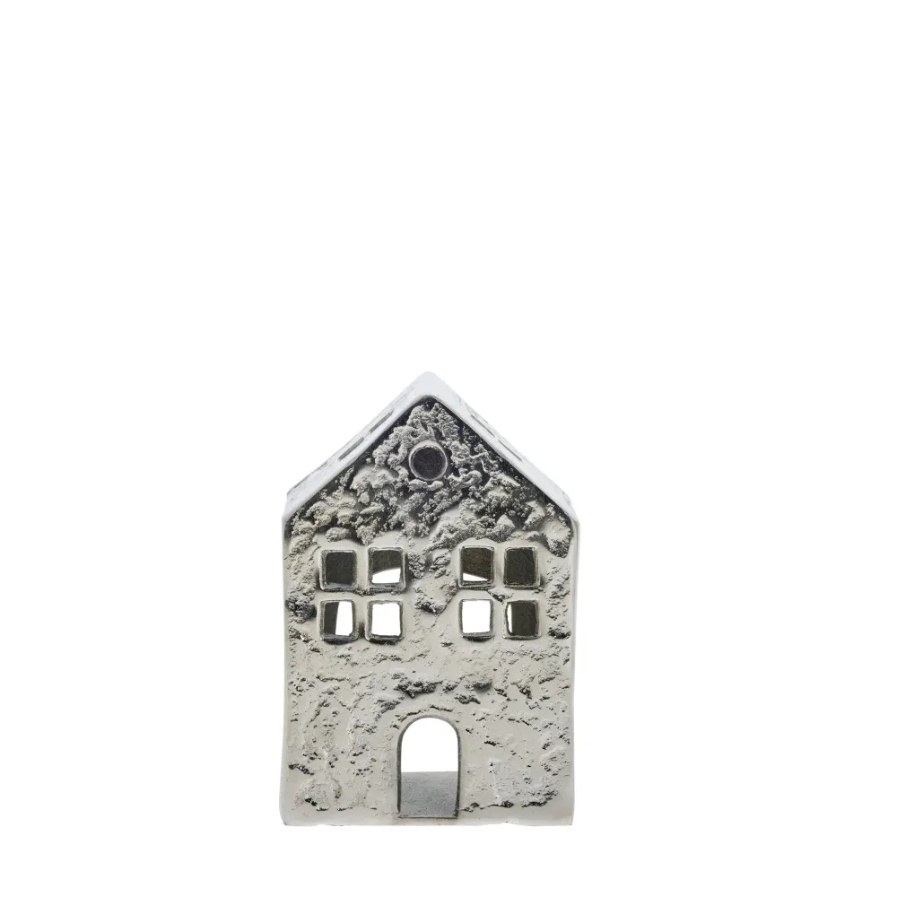 Ergonomisk design Marlinne dekoration H18,5 cm. quicksilver