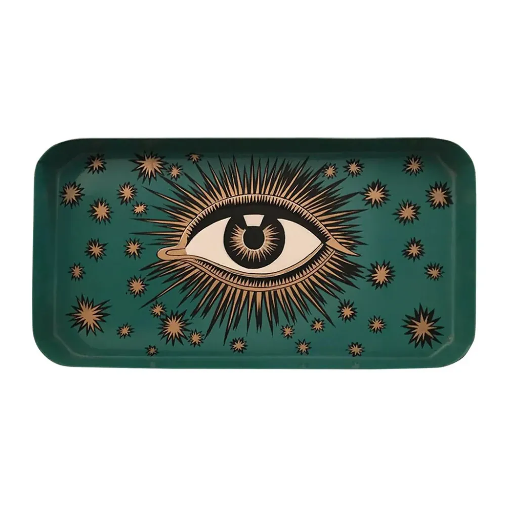 Eye Iron Tray Teal Easy Installation