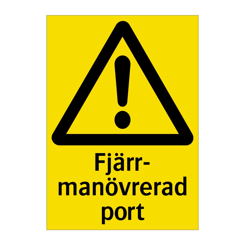 Fjärrmanövrerad port 148x210mm