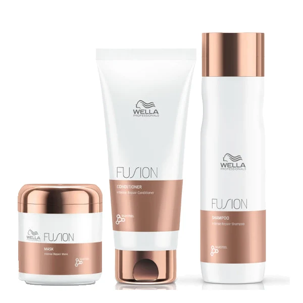 Fusion Intense Repair Trio pack Schampo & Balsam + Mask Made USA