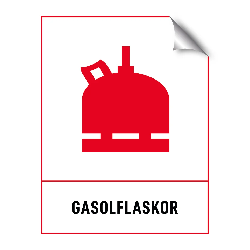 Gasolflaskor Electricians 180x235mm