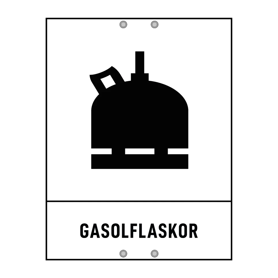 Gasolflaskor Quick-Release 180x235mm
