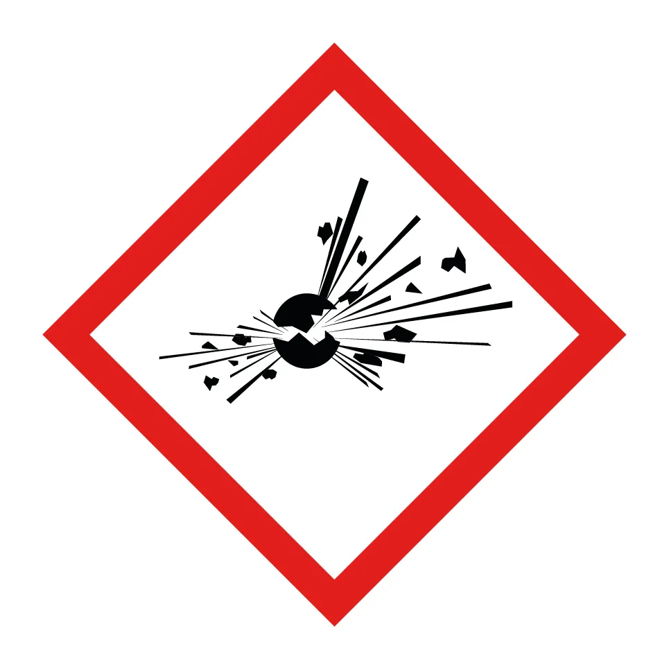 GHS01 Explosiv | Lifetime Warranty 300x300mm