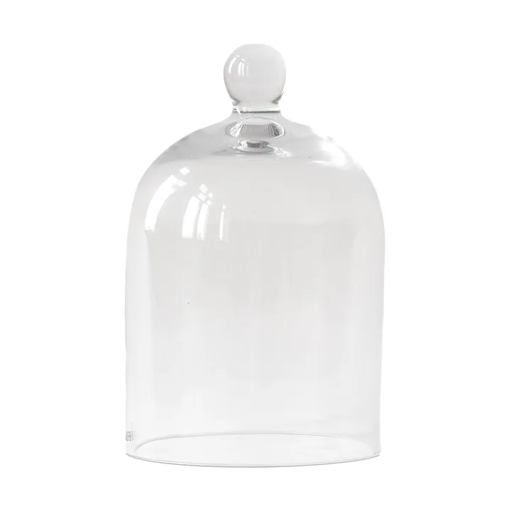 Glass dome glaskupa Ø12 cm Brushed Nickel