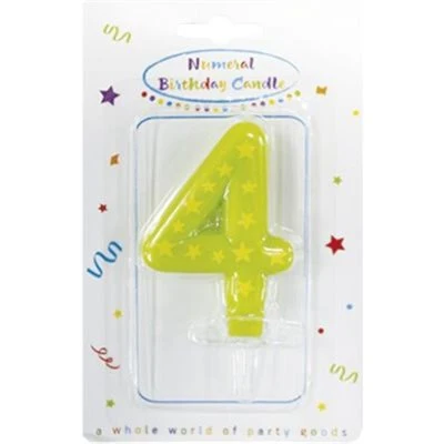 Hög Glödande #4 M/Hållare 6,5 Cm