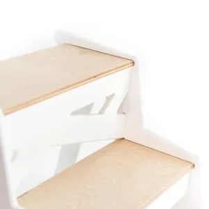 Hardwood Step Stool White