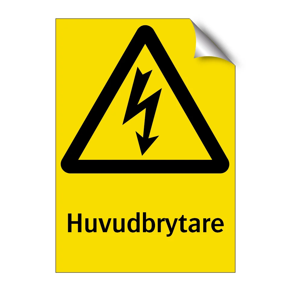 Huvudbrytare 148x210mm