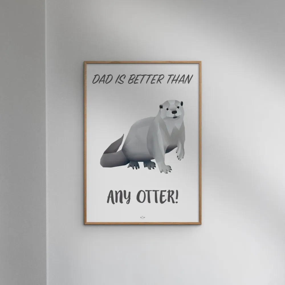 Impact Ready Poster & Frame Citatplakat - Dad Is Avancerad