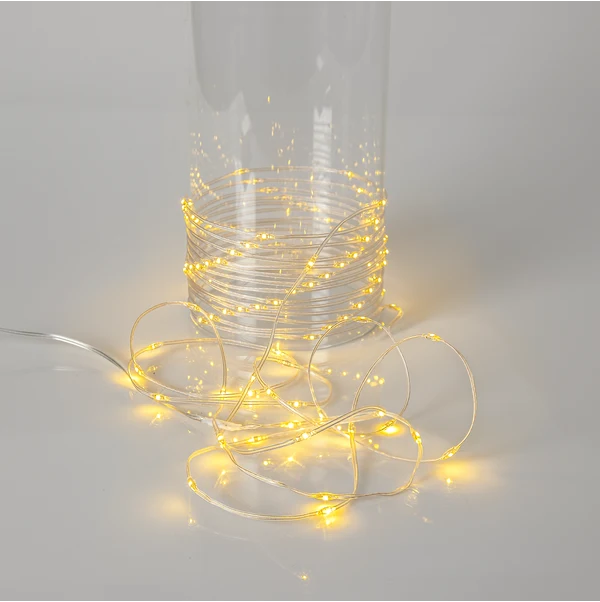 Juldekoration Utomhus Ljusslinga Glass 720 cm