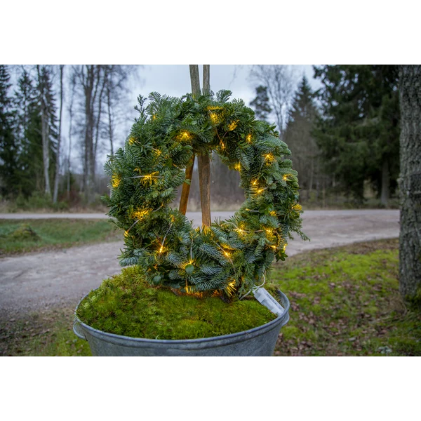 Juldekoration Utomhus Ljusslinga Glass 720 cm