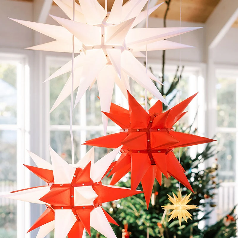 Julstjärna Herrnhuter 40 cm röd