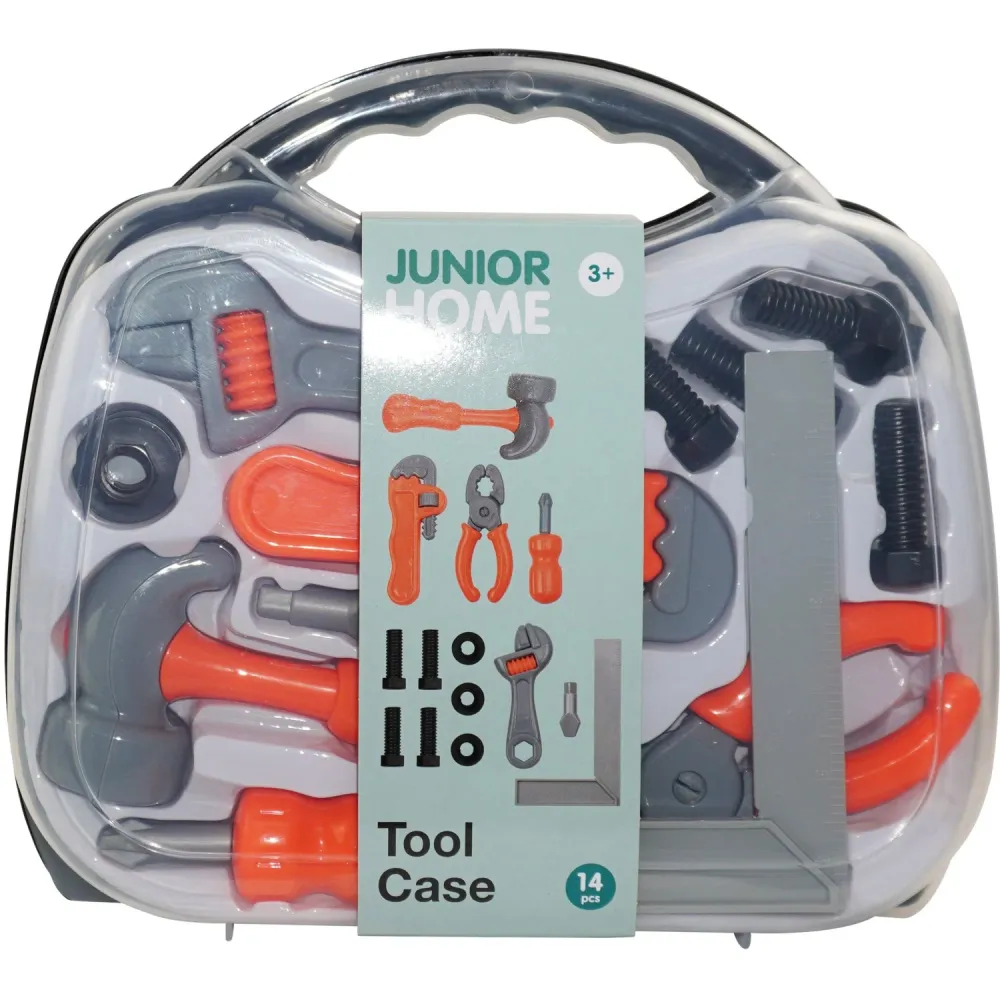 Junior Home Tool Case 14 Pcs | Lifetime Warranty