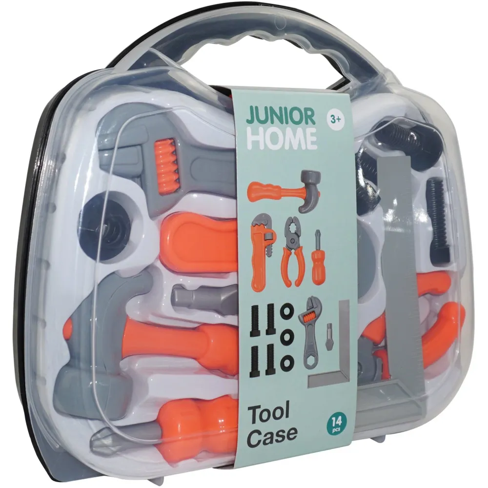 Junior Home Tool Case 14 Pcs | Lifetime Warranty