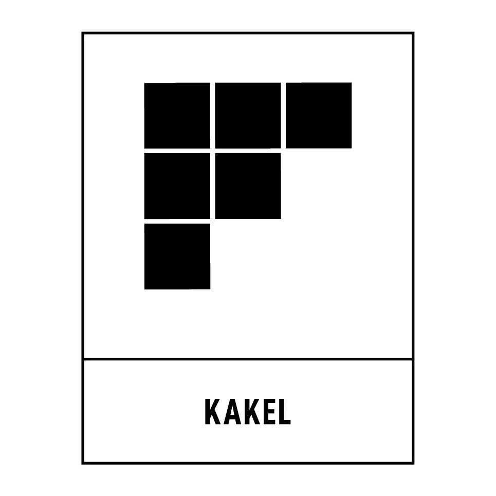 Kakel 180x235mm