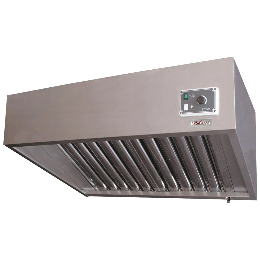 Komplett huv, (7/7-1500 M3/h) 120 Pa, variator, 2 filter