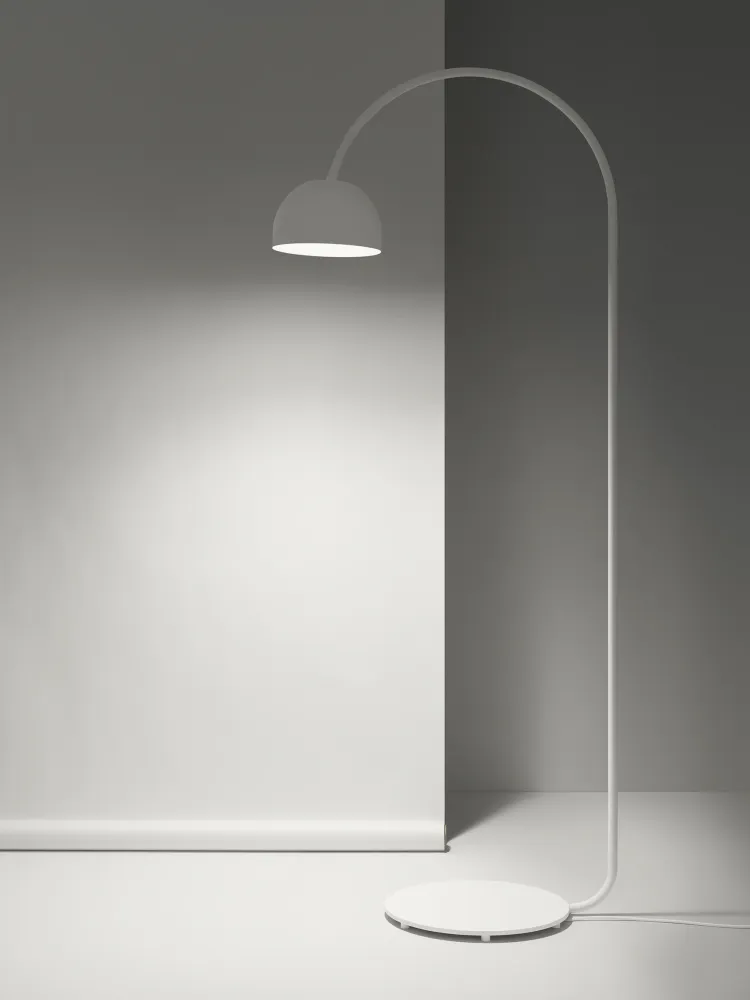 Lasernivå GOLVLAMPA BOB Vit