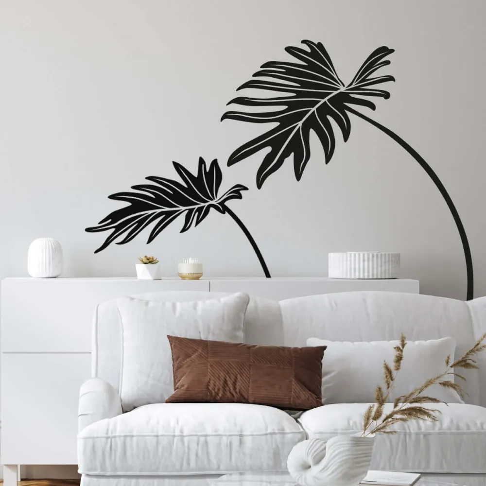 Lasernivå Väggdekor monstera blad