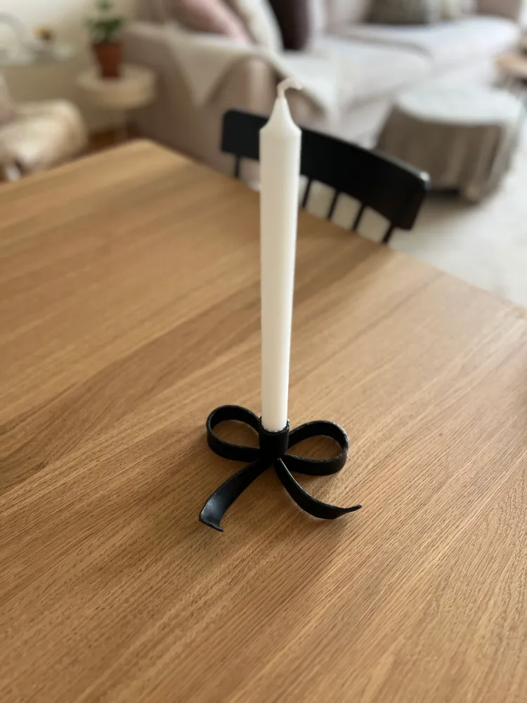 Ljusstake rosett rymlig
