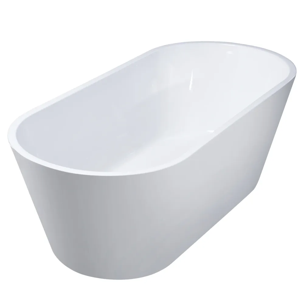 Lykke Badkar Polar Överdådig 1600x750x580mm, vit