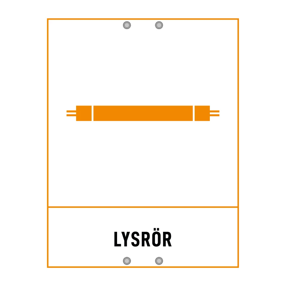 Lysrör 180x235mm