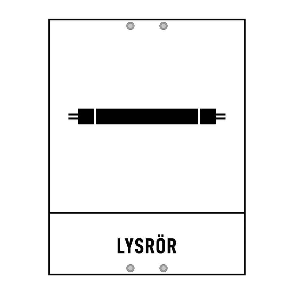 Lysrör 180x235mm
