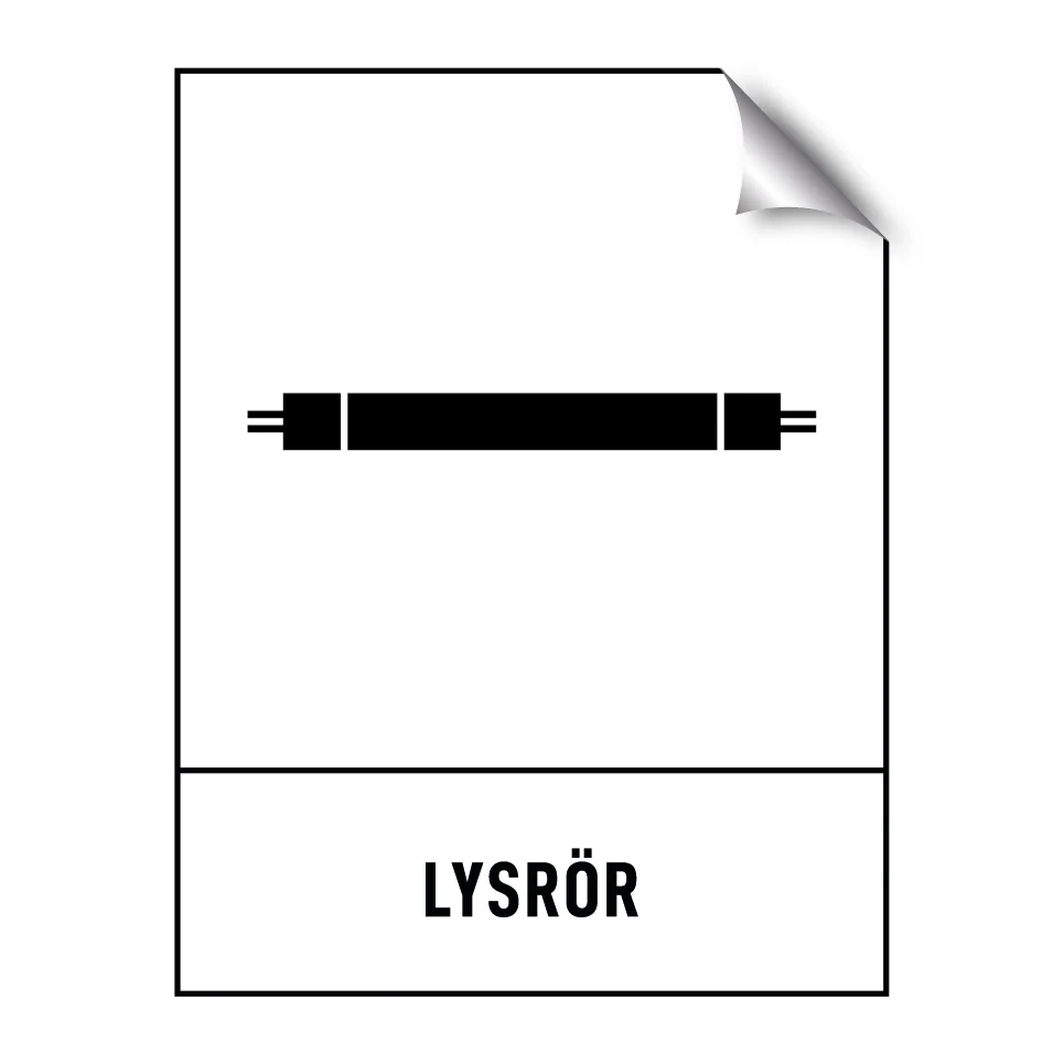 Lysrör 180x235mm