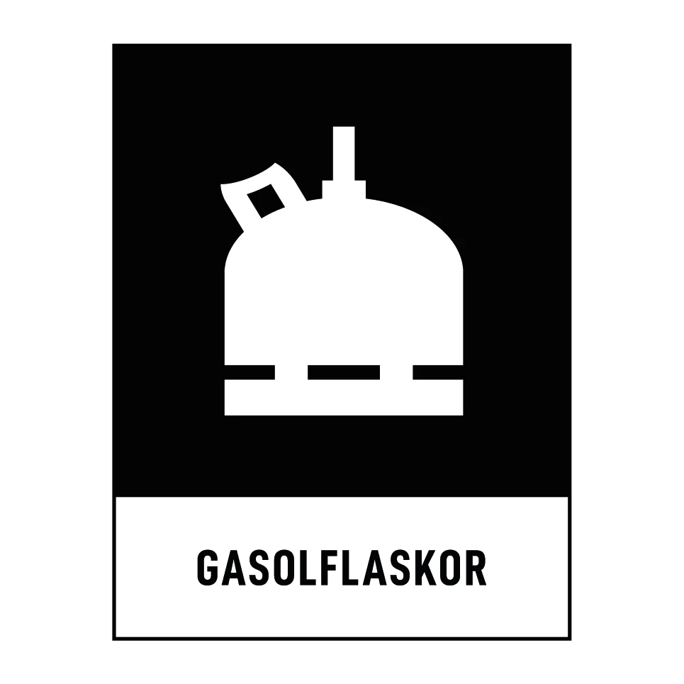 Magnetisk Gasolflaskor 180x235mm