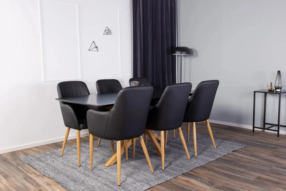 Magnetisk Venture Home Matbord Piazza Svart