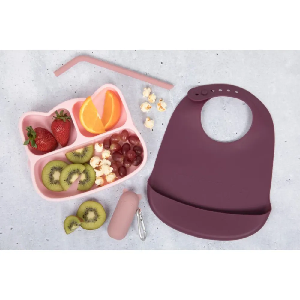 We Might Be Tiny Blomme & Lyselilla pair-set Haklapp