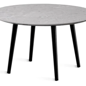 Miles Soffbord Ø 80 cm Runt Sandstenslaminat, Fyra träben