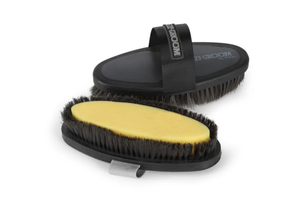 Multi-Purpose EZI-GROOM Grip Tvättborste Svart