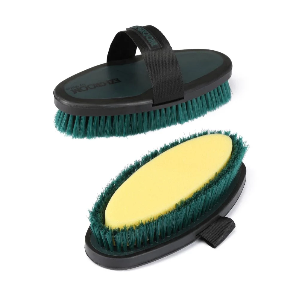 Multi-Purpose EZI-GROOM Grip Tvättborste Svart