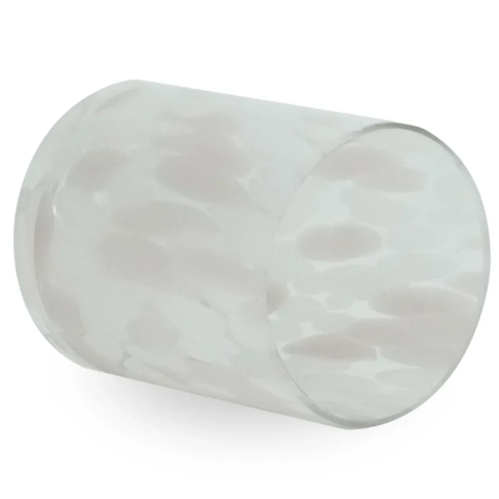 Nina glasljusstake coral 10 cm