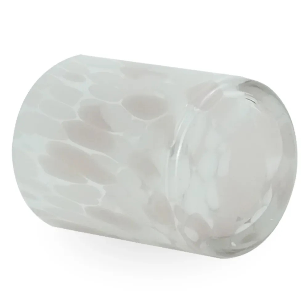 Nina glasljusstake coral 10 cm