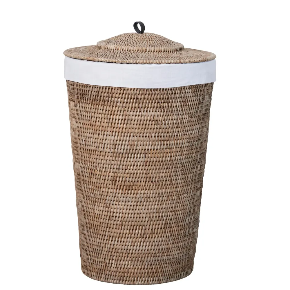 Norah tvättkorg H60 Ø41 cm. natur