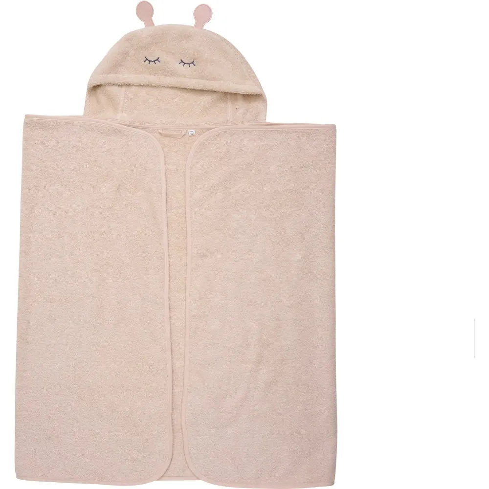 Pippi Rose Dust Hooded Bath Handduk - 20V