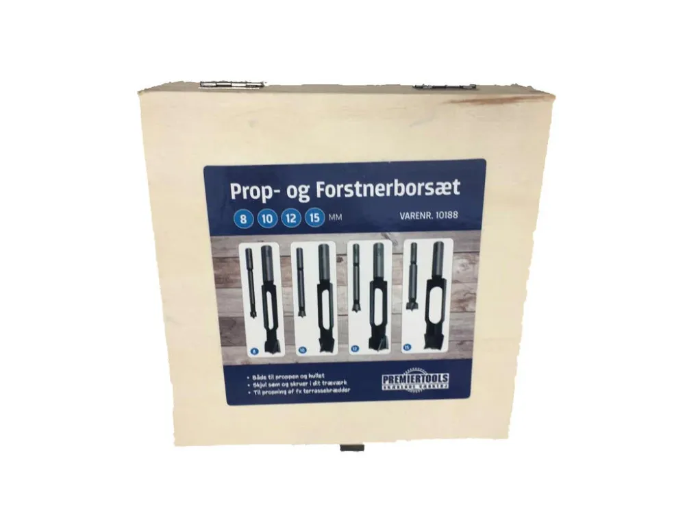 Pluggborr och forstnerborr Place 8/10/12/15mm Kit Accessories