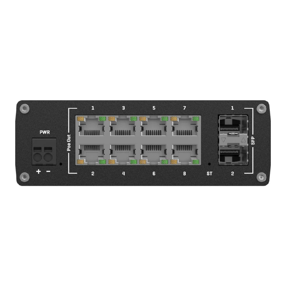 PoE+ Switch 8 portar managed | Lifetime Warranty