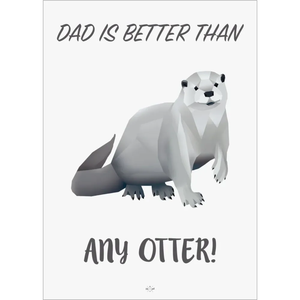 Poster & Frame Citatplakat - Dad Is Improved