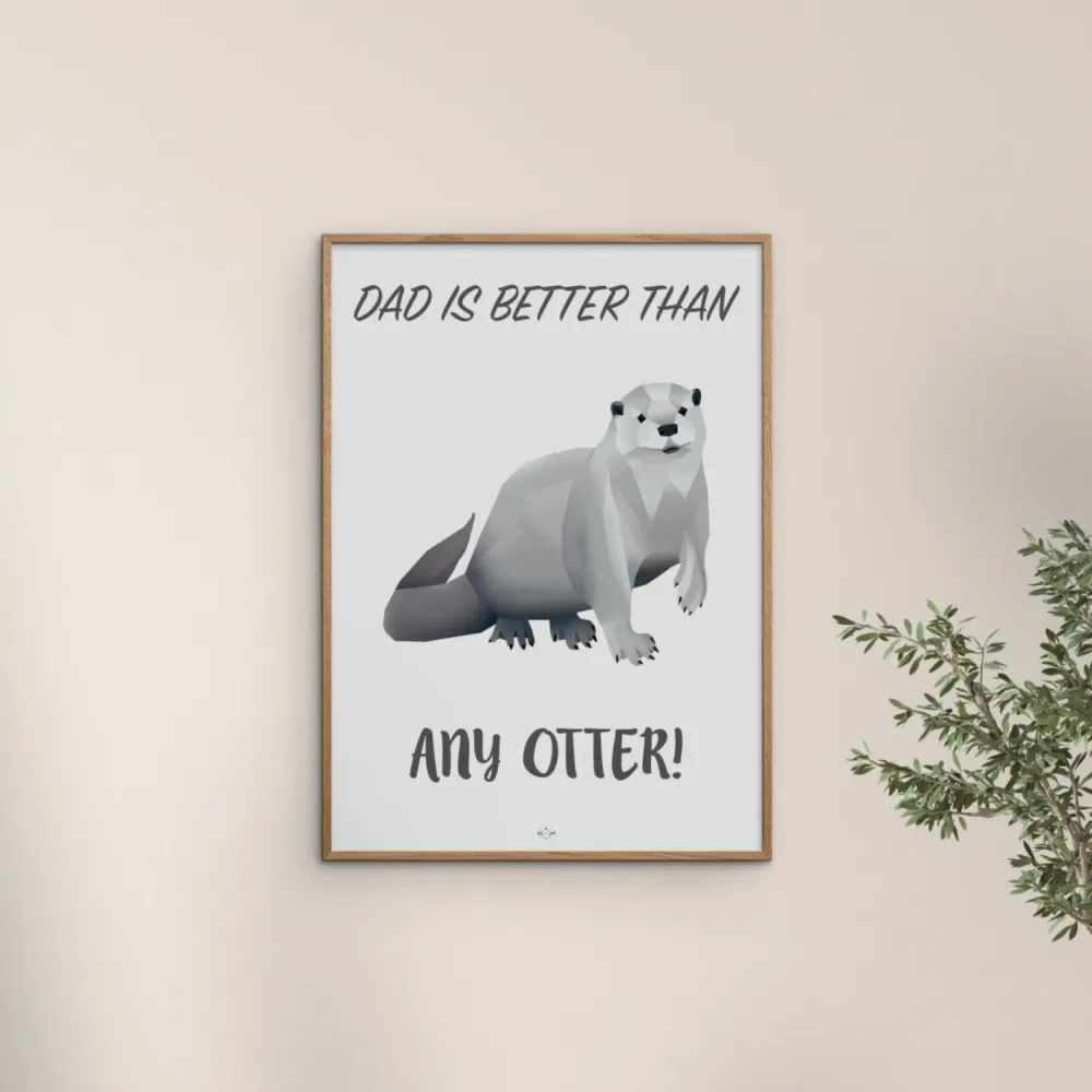 Poster & Frame Citatplakat - Dad Is Improved